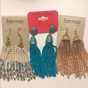 Statement earrings - Bundle of 3